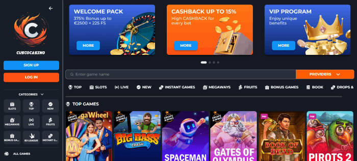 cusco casino zonder cruks