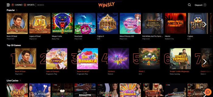 Spela hos Winsly Casino utan svensk licens 