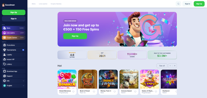 Goodman bedste casino uden om ROFUS