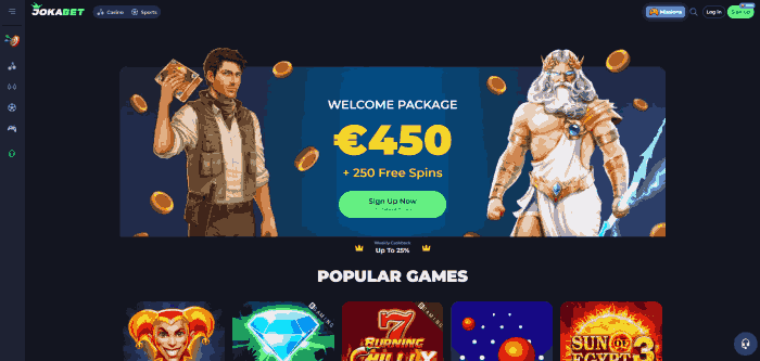 JokaBet top non-UK casinos not on Gamstop