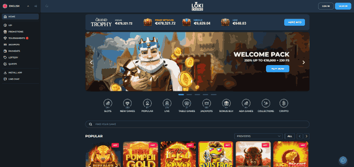 Loki casino bedste udenlandske casino i Danmark