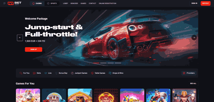N1Bet non AAMS casino  per il vostro dispositivo mobile